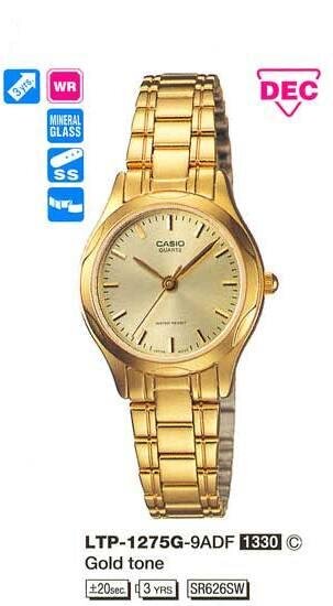 Наручные часы CASIO LTP-1275G-9A