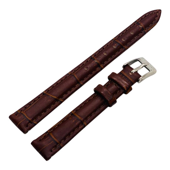Ремешки NAGATA Коричневый КРОКО 9 12мм