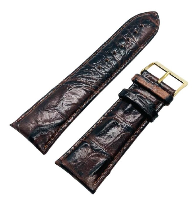 Ремешки NAGATA Коричневый KROKO 37 26мм