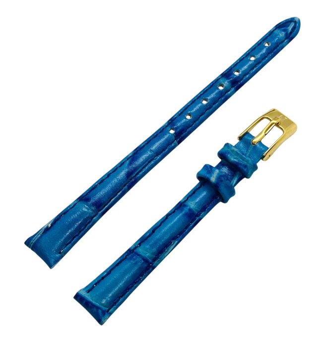 Ремешки NAGATA Голубой KROKO 5 10мм