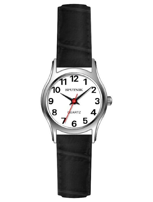 Наручные часы Спутник Л-201370-1 (бел.) черный рем