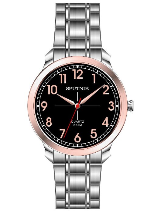 Наручные часы Спутник М-996930-6 (черн.)