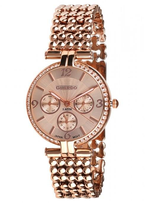 Наручные часы GUARDO Premium 11378-4 розовый