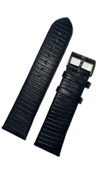 Ремешок ALFA SLIM черн7-24мм