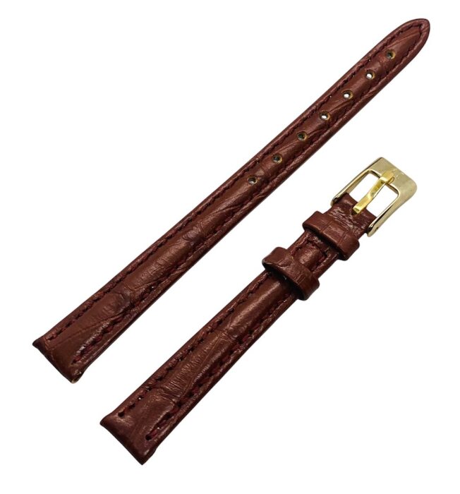1.Ремешки NAGATA Коричневый KROKO 13 8мм