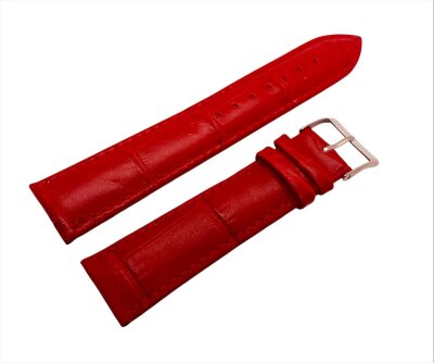 Ремешки NAGATA Красный КРОКО 4 22мм