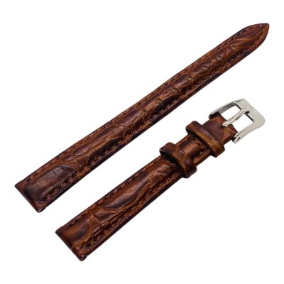 3.Ремешки NAGATA Коричневый KROKO 41 12мм