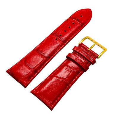 Ремешки NAGATA Красный KROKO 2 26мм