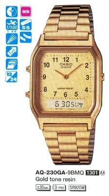 Наручные часы CASIO AQ-230GA-9B