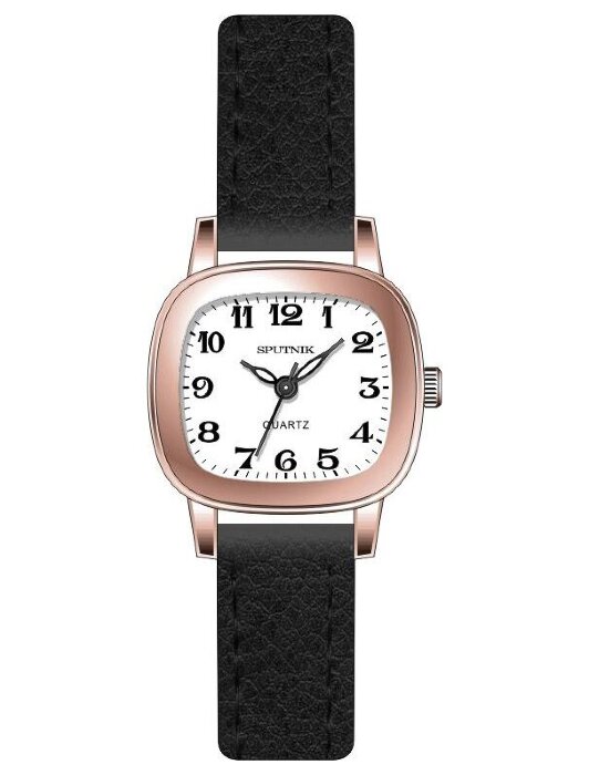 Наручные часы Спутник Л-201100-8 (бел.) черный рем