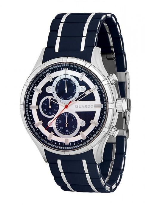 Наручные часы GUARDO Premium 11531-2 синий+сталь