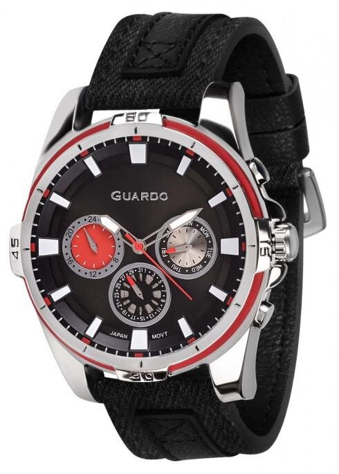 Наручные часы GUARDO Premium 11947-1 чёрный