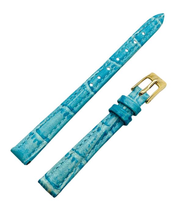 1.Ремешки NAGATA Голубой KROKO 2 8мм