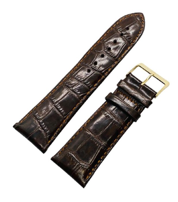 Ремешки NAGATA Коричневый KROKO 40 26мм