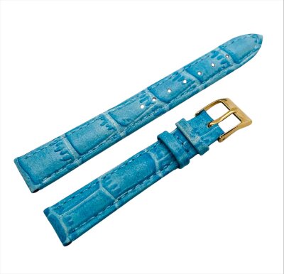 4.Ремешки NAGATA Голубой КРОКО 2 14мм