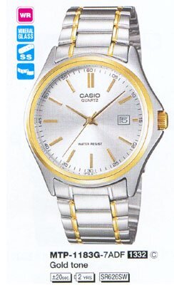 Наручные часы CASIO MTP-1183G-7A