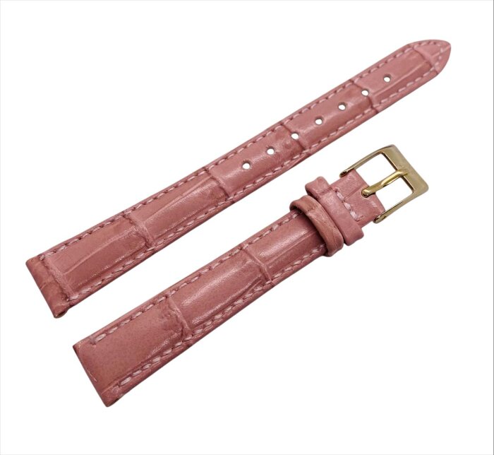 4.Ремешки NAGATA Розовый КРОКО 2 14мм