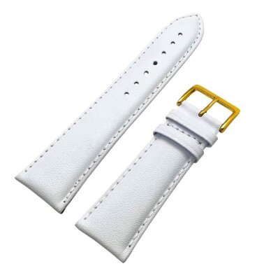 Ремешки NAGATA Белый гладкий 24мм