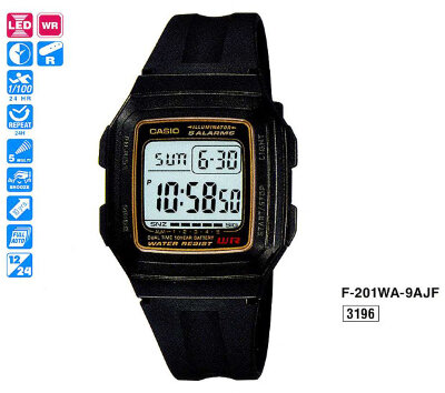 CASIO F-201WA-9A