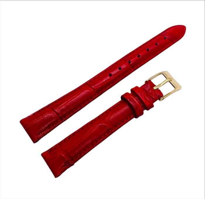 4.Ремешки NAGATA Красный КРОКО 2 14мм
