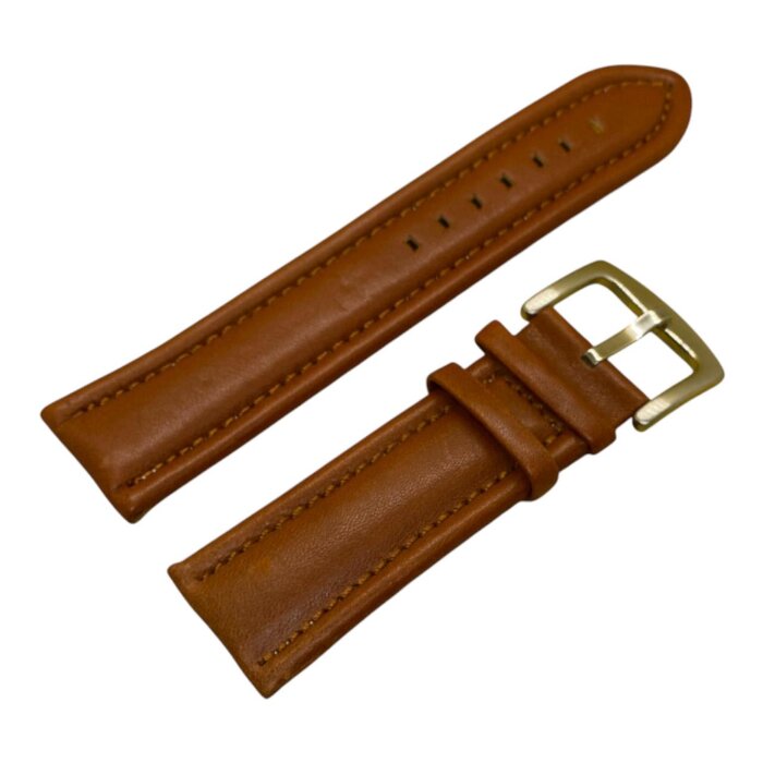 Ремешок BREATLING XL Св-коричневый гладкий 28мм