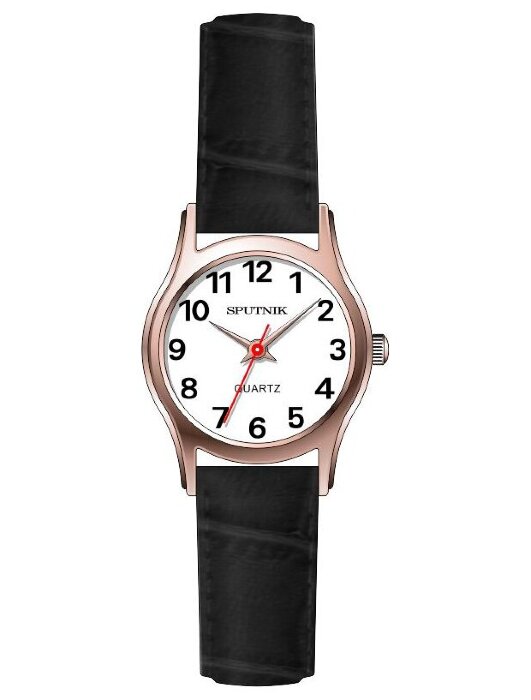 Наручные часы Спутник Л-201370-8 (бел.) черный рем