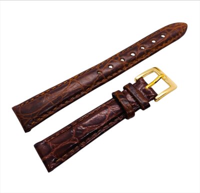 5.Ремешки NAGATA Коричневый КРОКО 41 16мм