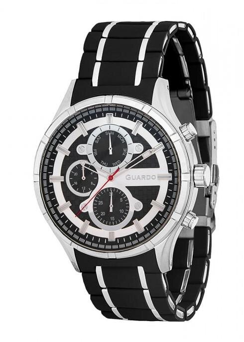 Наручные часы GUARDO Premium 11531-1 чёрный+сталь