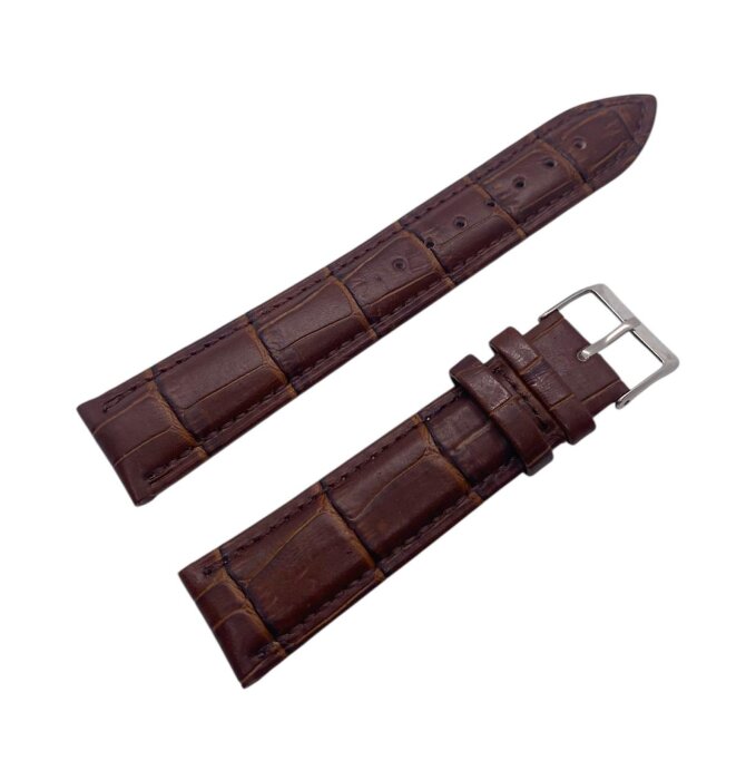 Ремешки NAGATA Коричневый КРОК 14 20мм