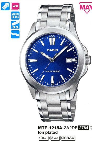 CASIO MTP 1215A 2A2 Patskan time