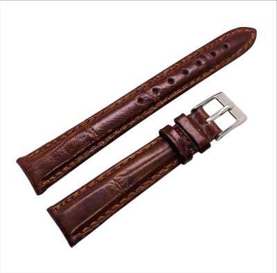 5.Ремешки NAGATA Коричневый КРОКО 43 16мм