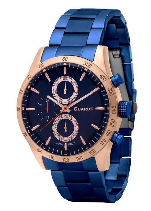 Наручные часы GUARDO Premium 11675-4 тёмно-синий