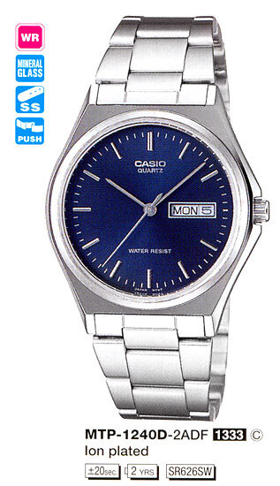 Наручные часы CASIO MTP-1240D-2A
