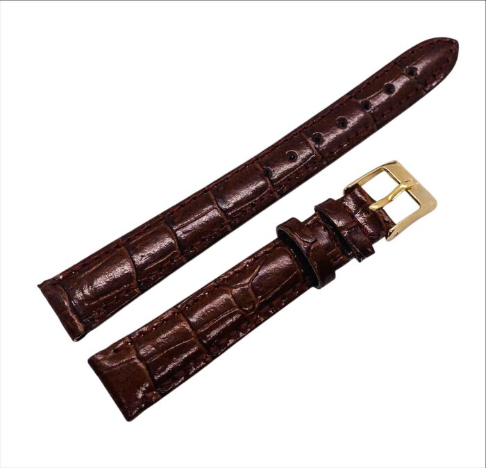4.Ремешки NAGATA Коричневый КРОКО 42 14мм