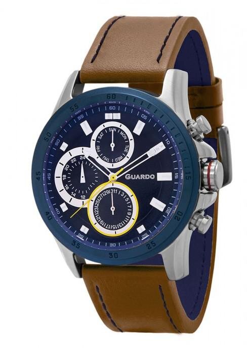 Наручные часы GUARDO Premium 11687-2 тёмно-синий