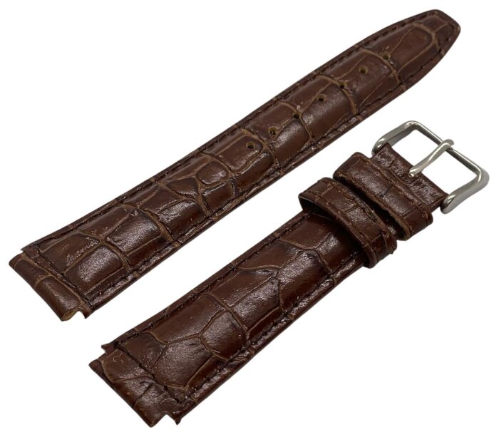 Ремешок Poljot корич. кроко лак 18 мм