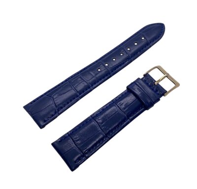 Ремешки NAGATA Синий КРОКО 1 20мм