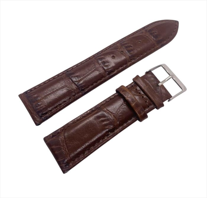 8.Ремешки NAGATA Коричневый КРОКО 26 22мм