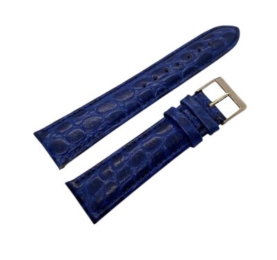 Ремешки NAGATA Синий КРОКО 2 20мм