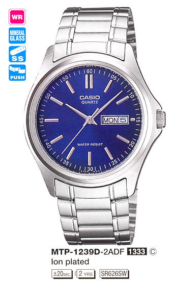 Наручные часы CASIO MTP-1239D-2A