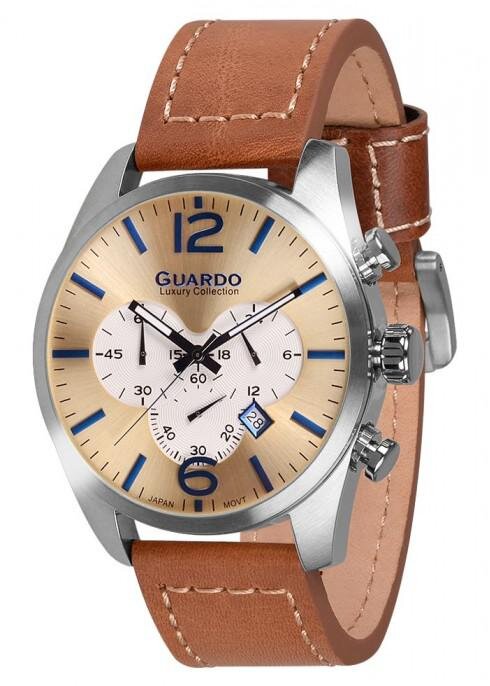 Наручные часы GUARDO S1653.1 светло-коричневый