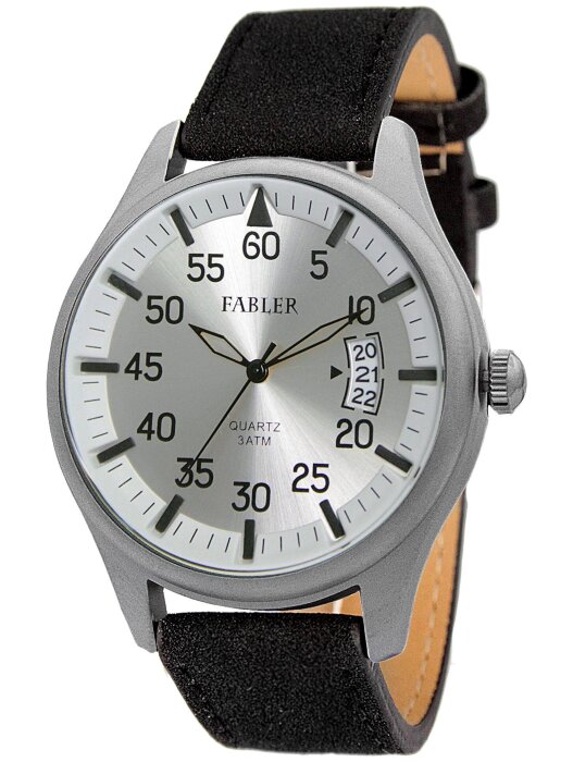 Наручные часы FABLER FM-710130-1 (сталь) 1 кален-рь,кож.рем
