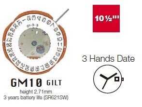 Miyota GM10 3 Patskan time