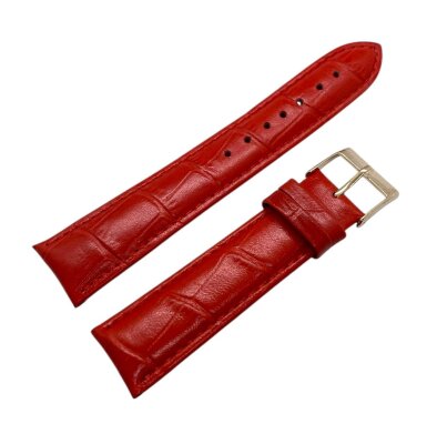 Ремешки NAGATA Красный КРОКО 1 20мм