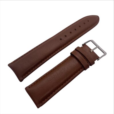 8.Ремешки NAGATA Коричневый гладкий 6 22мм
