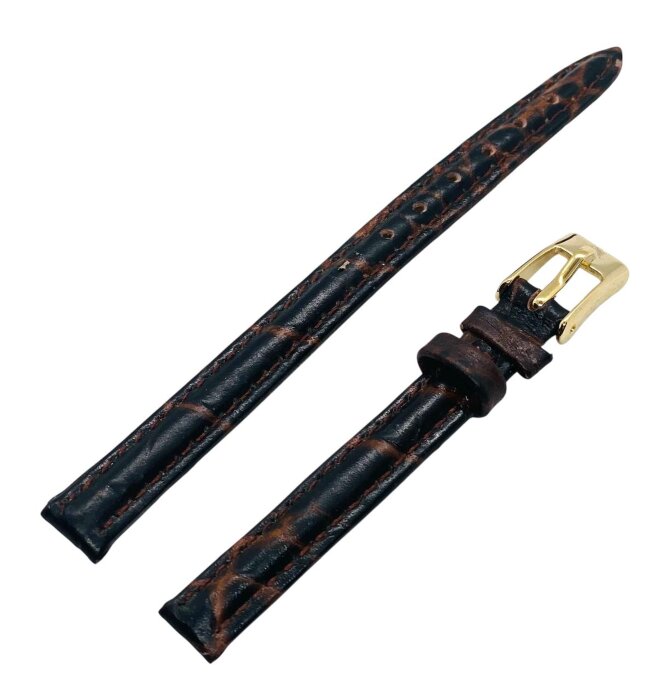 1.Ремешки NAGATA Коричневый KROKO 4 8мм