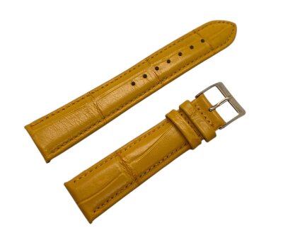 Ремешки NAGATA Желтый КРОКО 2 20мм
