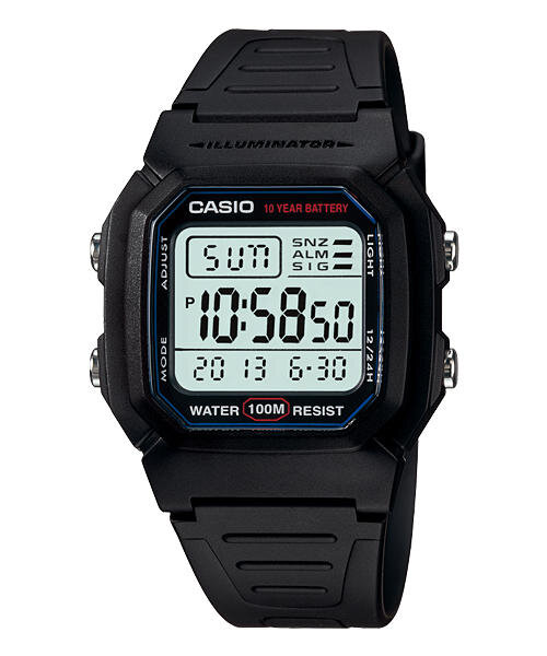 Наручные часы CASIO W-800H-1A