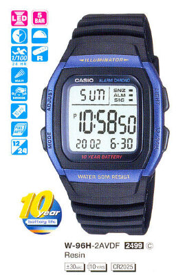 CASIO W-96H-2A