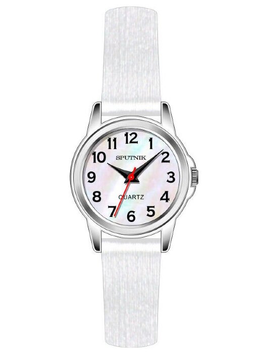 Наручные часы Спутник Л-200840-1 (перл.) белый рем